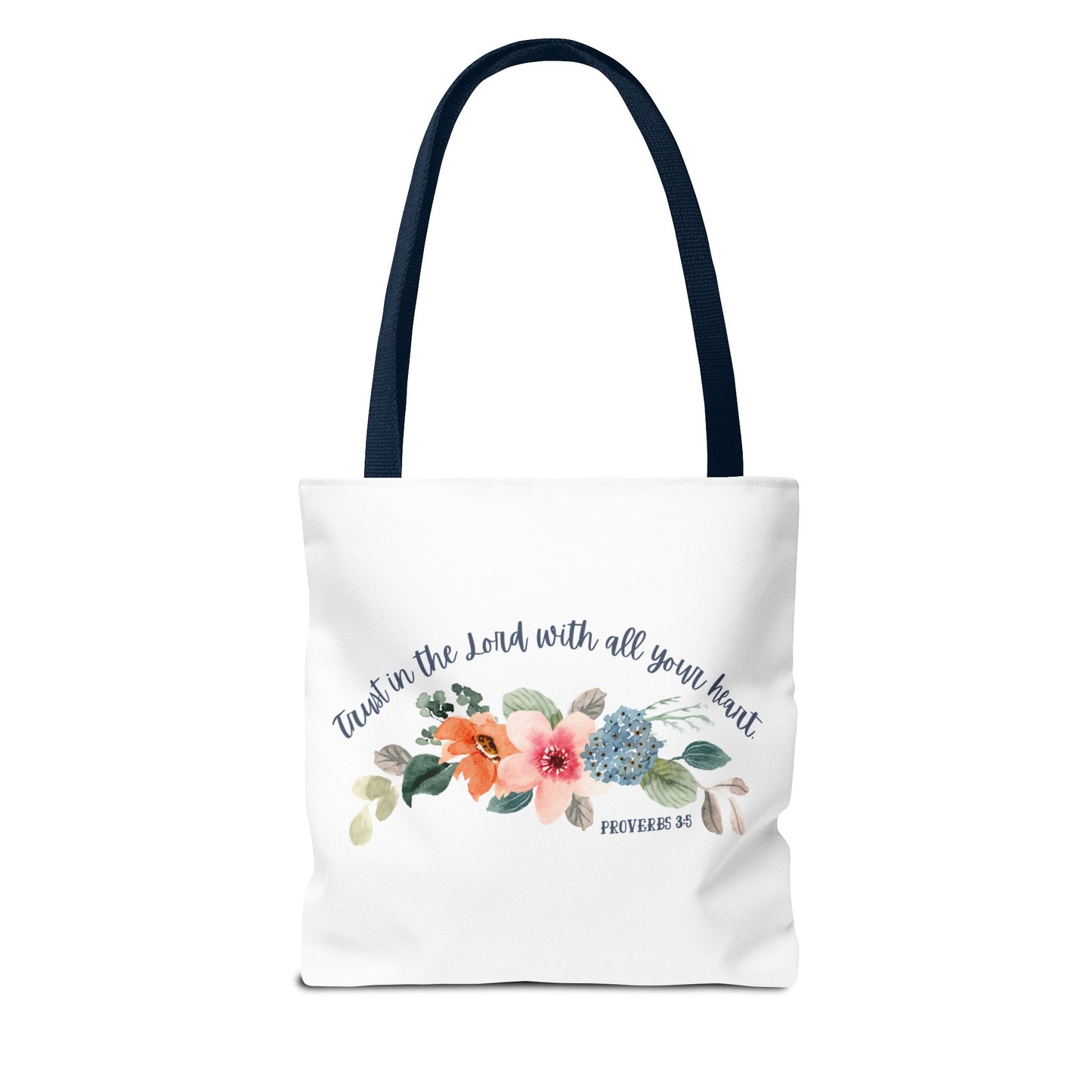 Proverbs 3:5 Bible Tote Bag