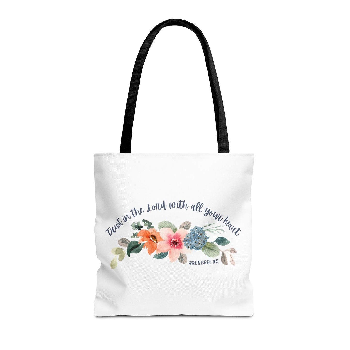 Proverbs 3:5 Bible Tote Bag