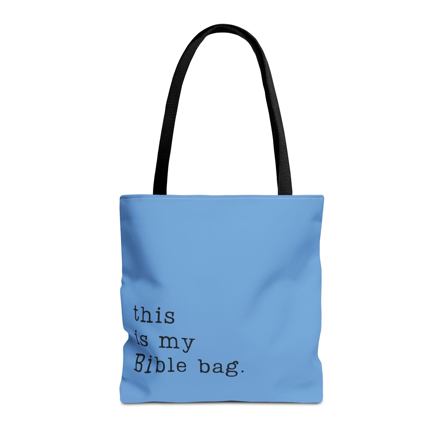 This is my Bible Bag Blue Tote