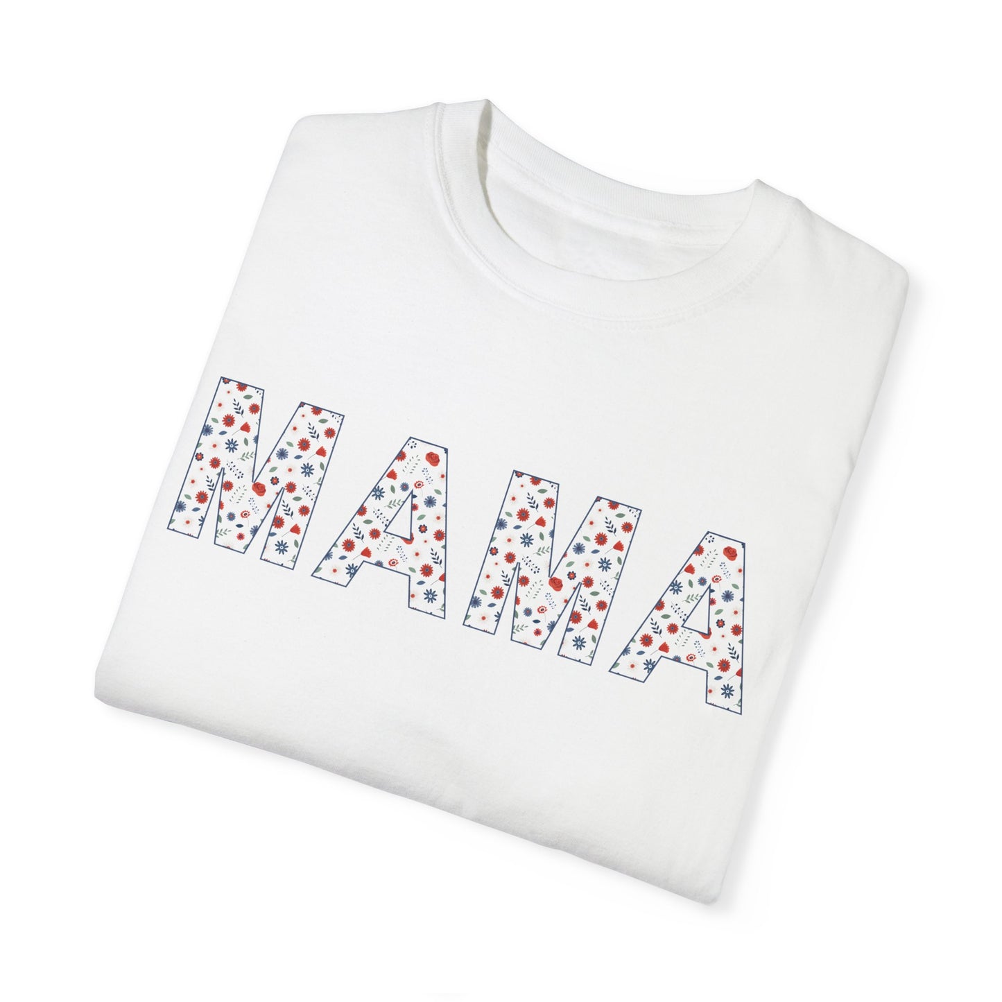 Americana Floral Mama Tee