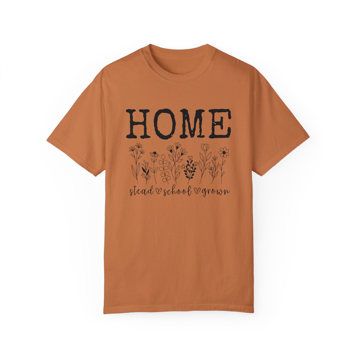 Homestead, Homeschool, Homegrown Floral Tee