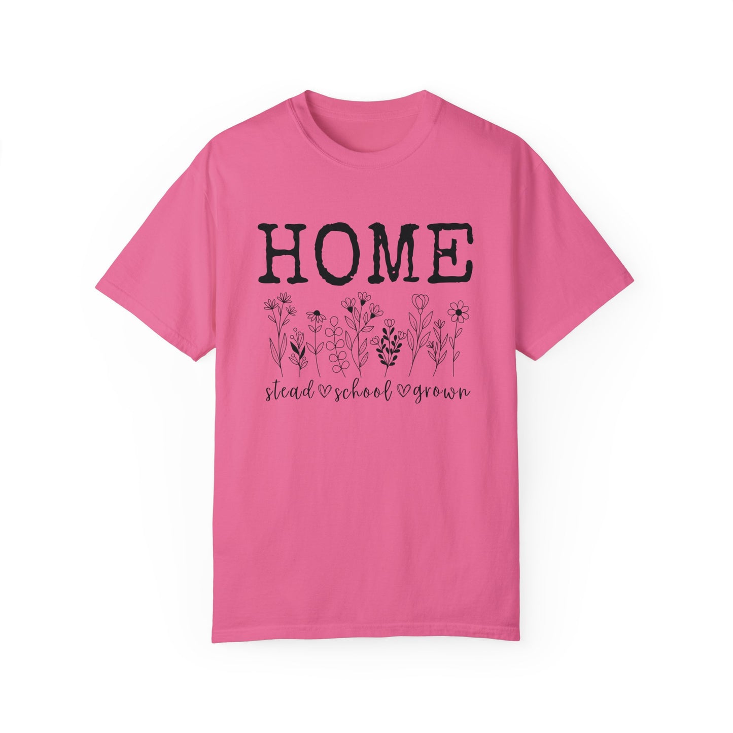 Homestead, Homeschool, Homegrown Floral Tee