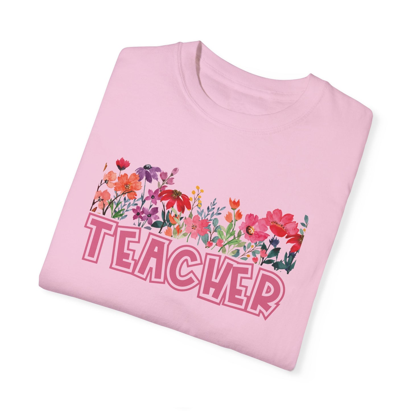 Bright Floral Teacher Tee