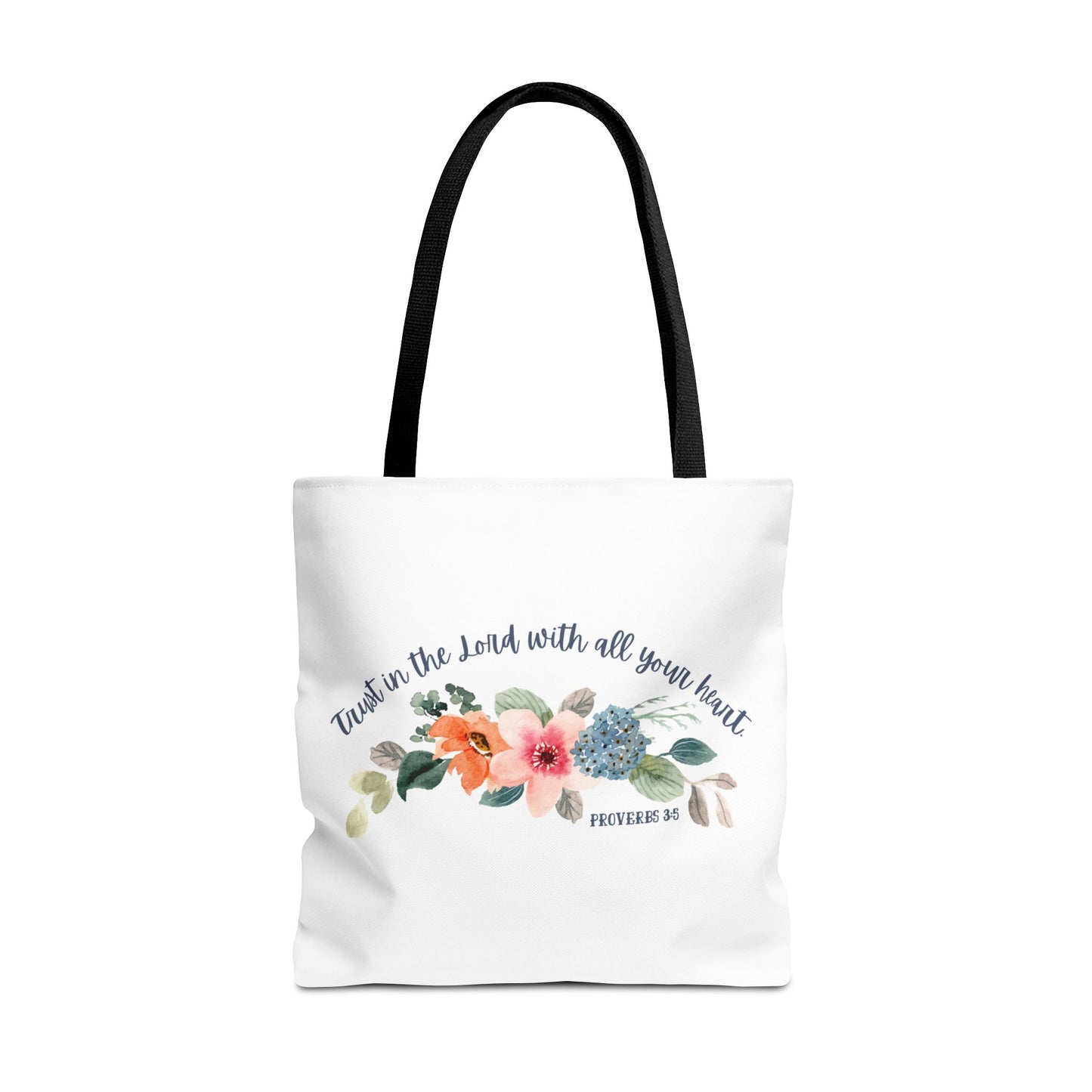 Proverbs 3:5 Bible Tote Bag