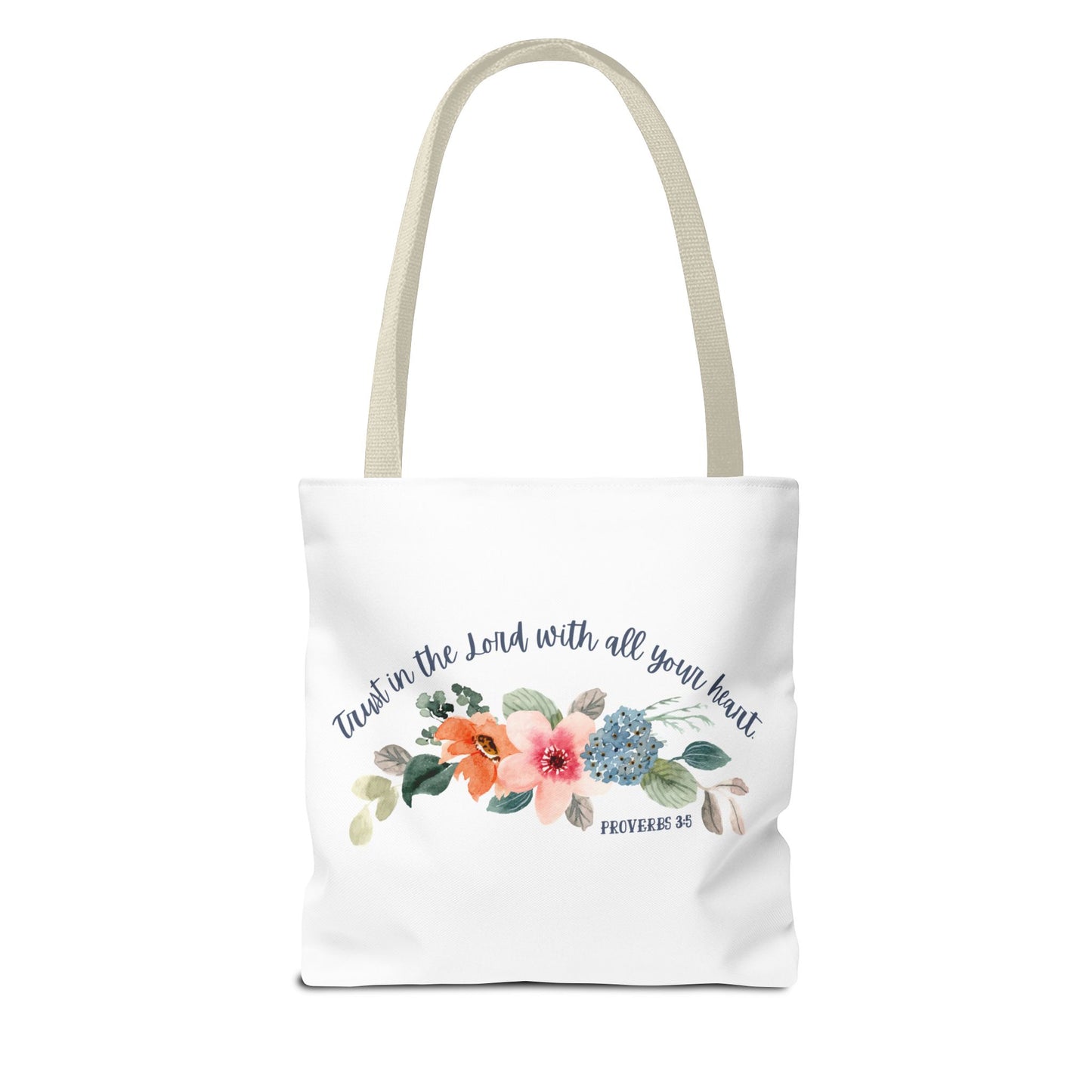 Proverbs 3:5 Bible Tote Bag