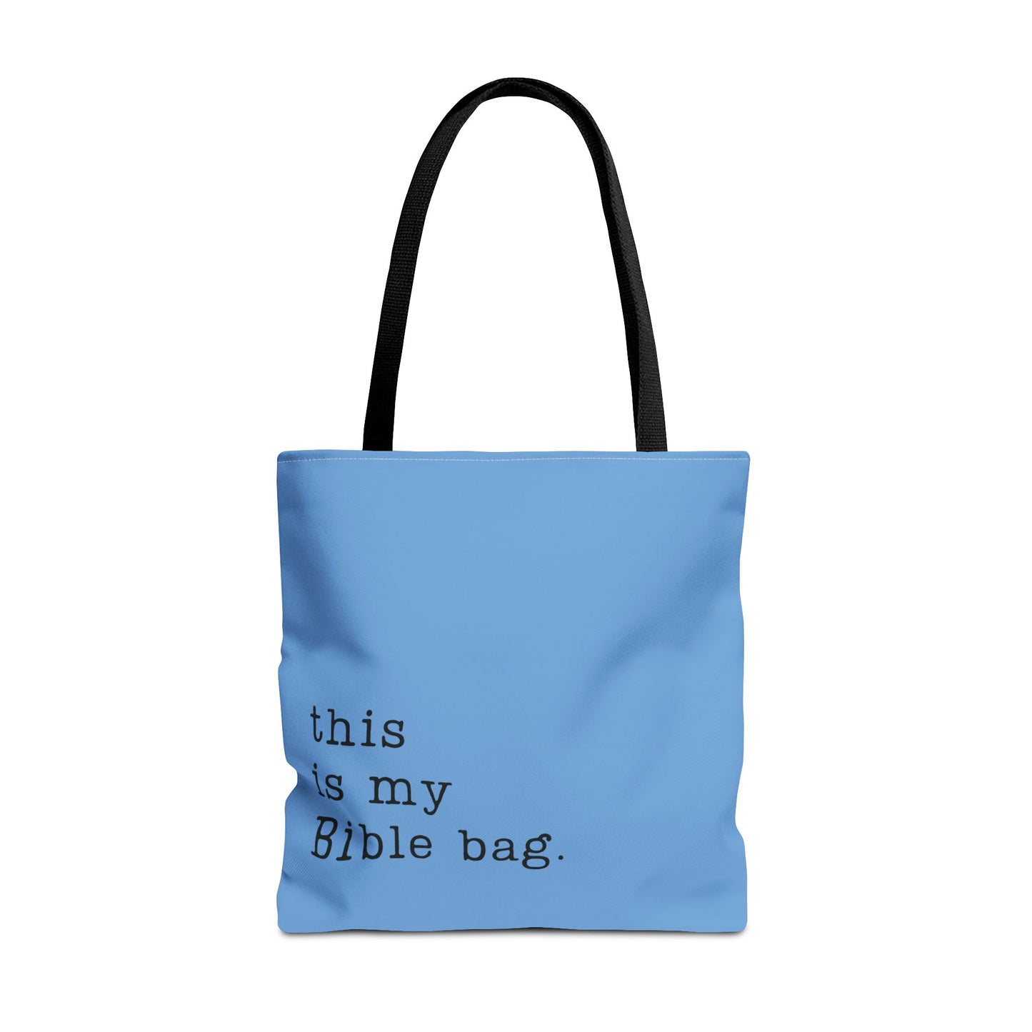 This is my Bible Bag Blue Tote