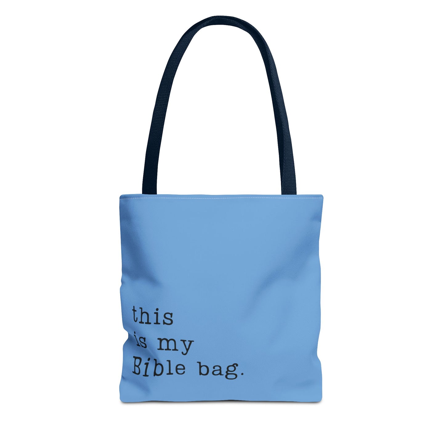 This is my Bible Bag Blue Tote