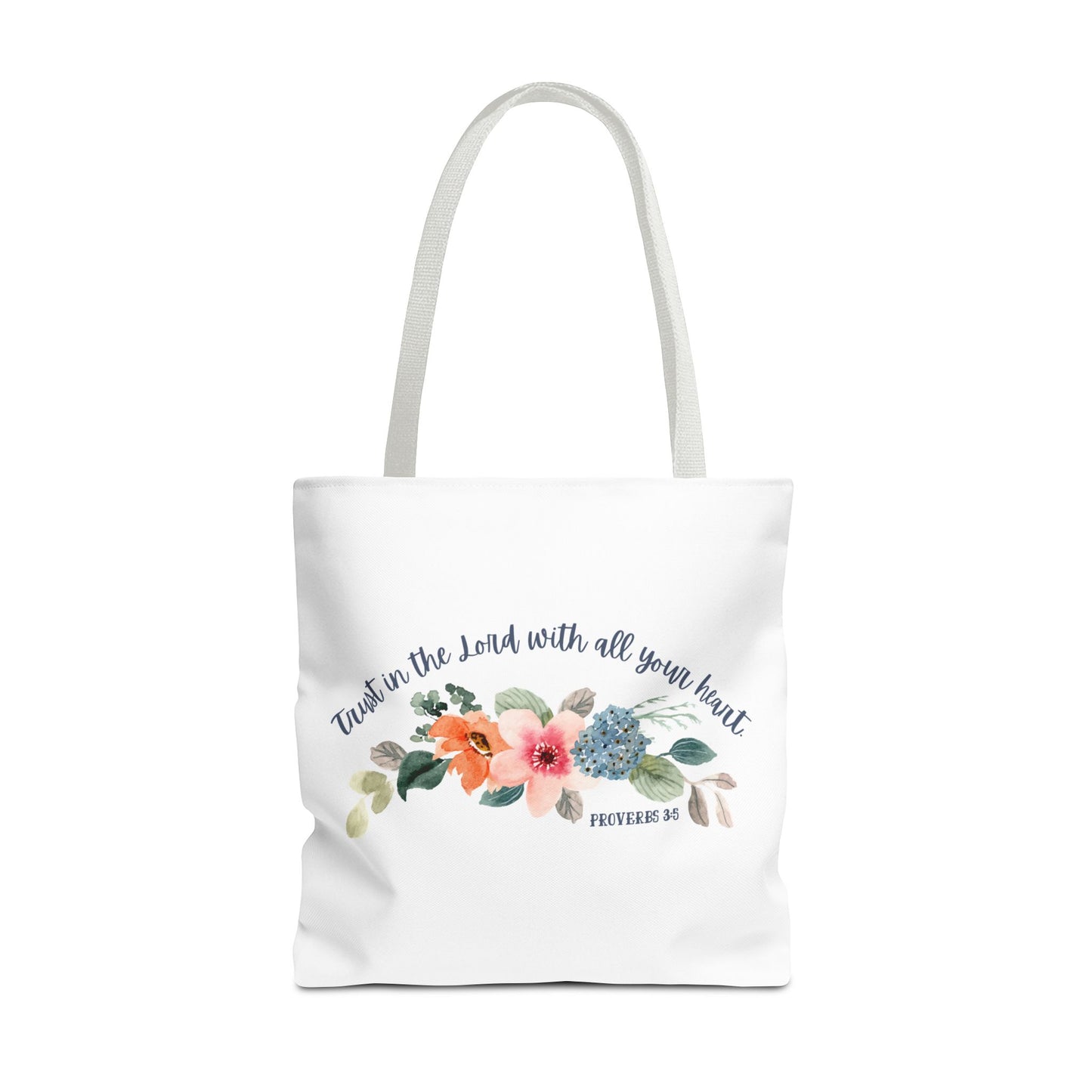 Proverbs 3:5 Bible Tote Bag