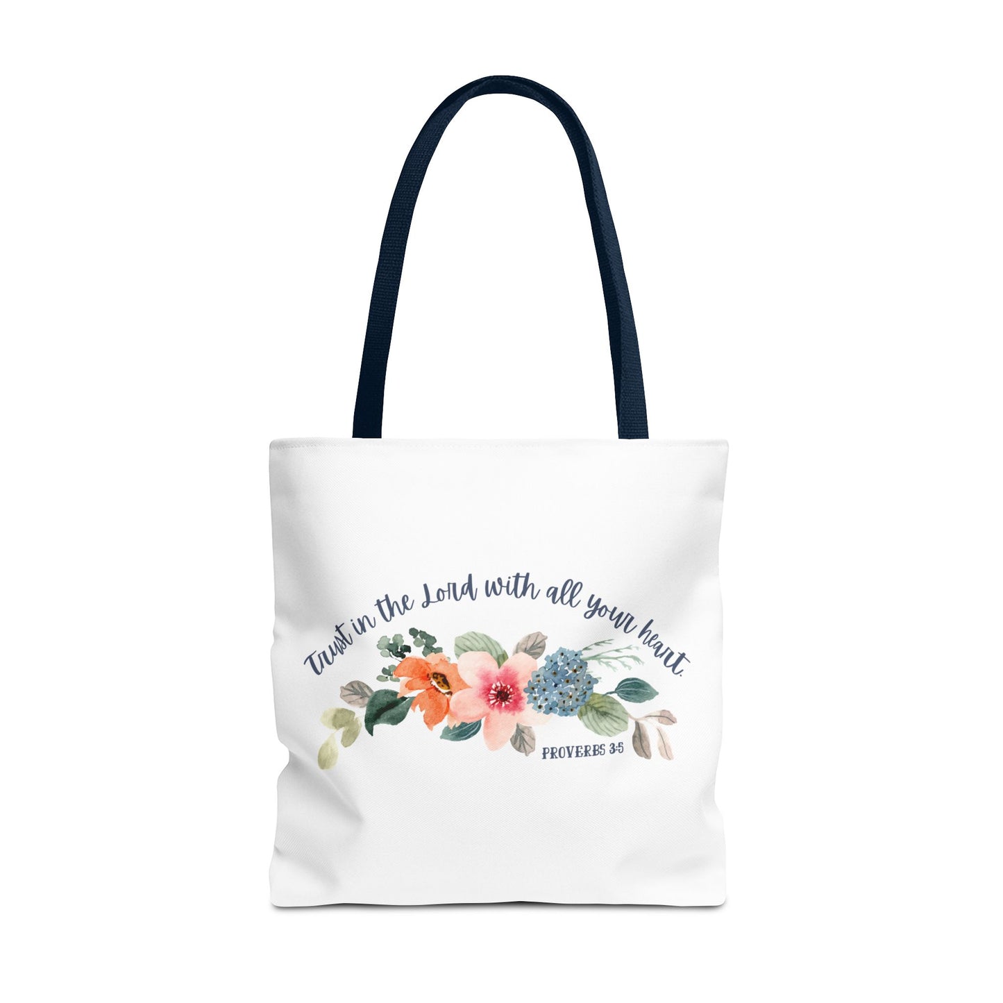 Proverbs 3:5 Bible Tote Bag