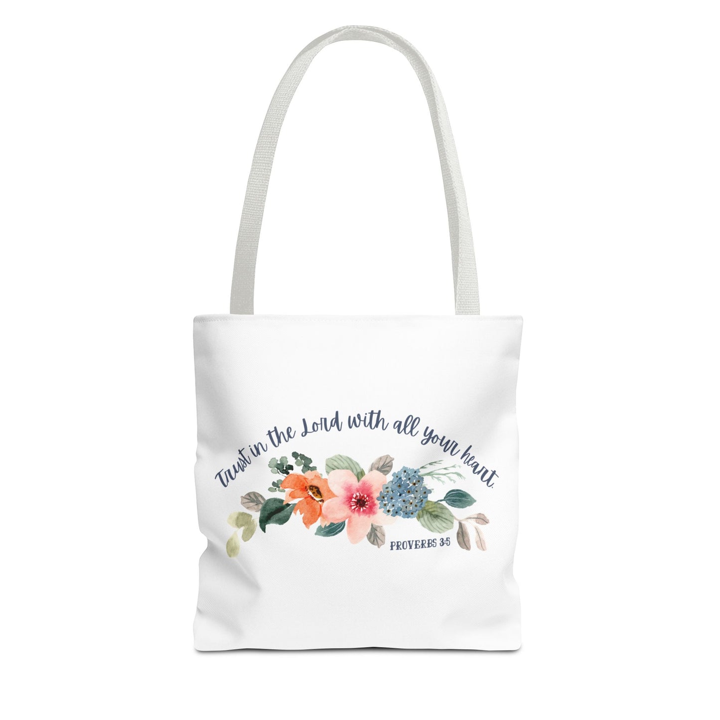 Proverbs 3:5 Bible Tote Bag