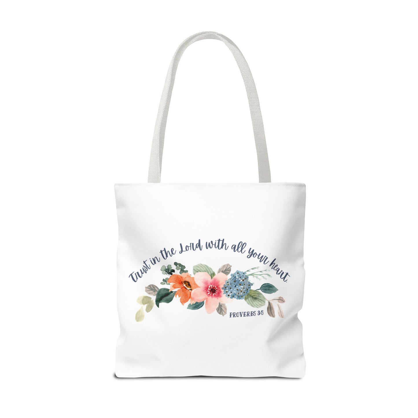 Proverbs 3:5 Bible Tote Bag