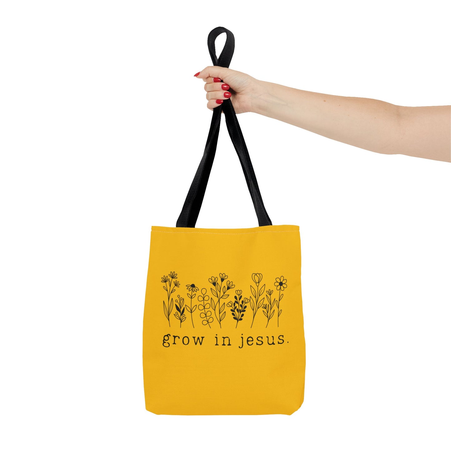 Grow in Jesus Bible Tote Bag