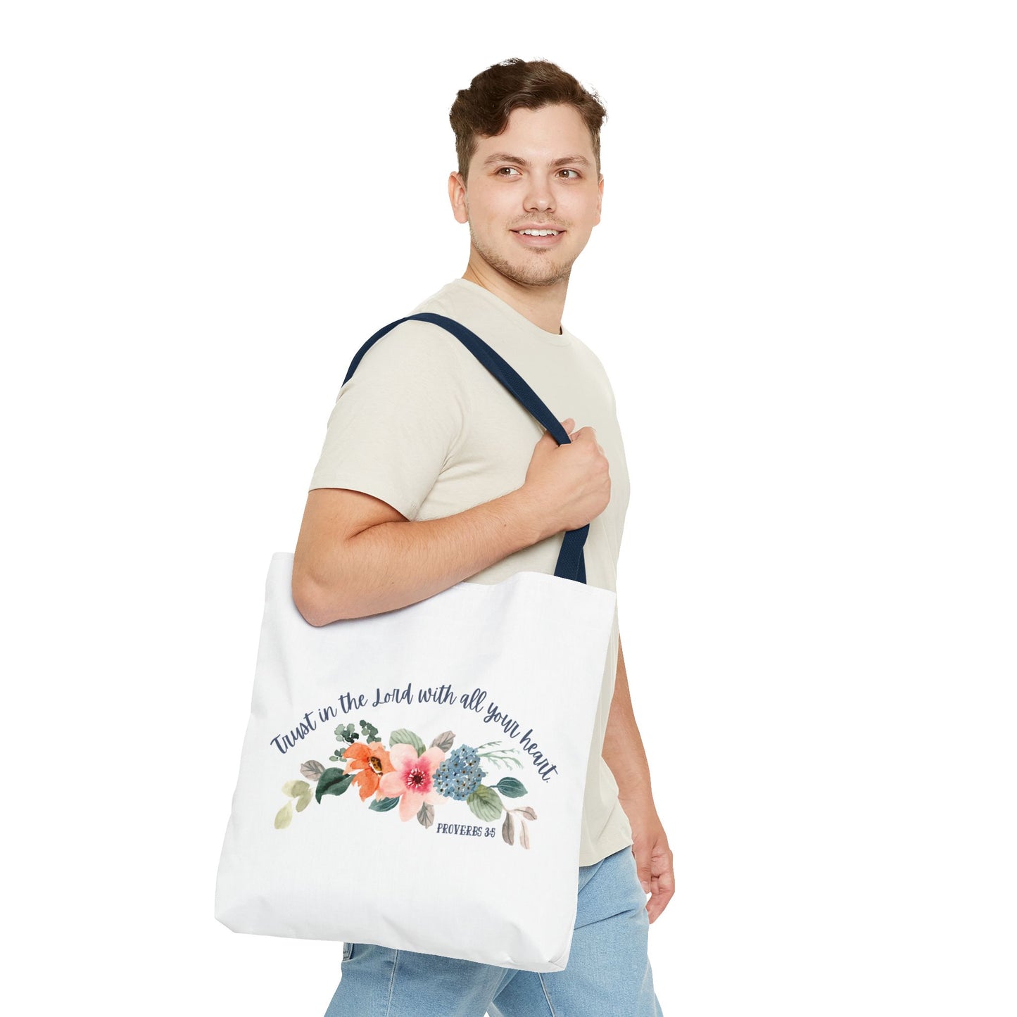 Proverbs 3:5 Bible Tote Bag