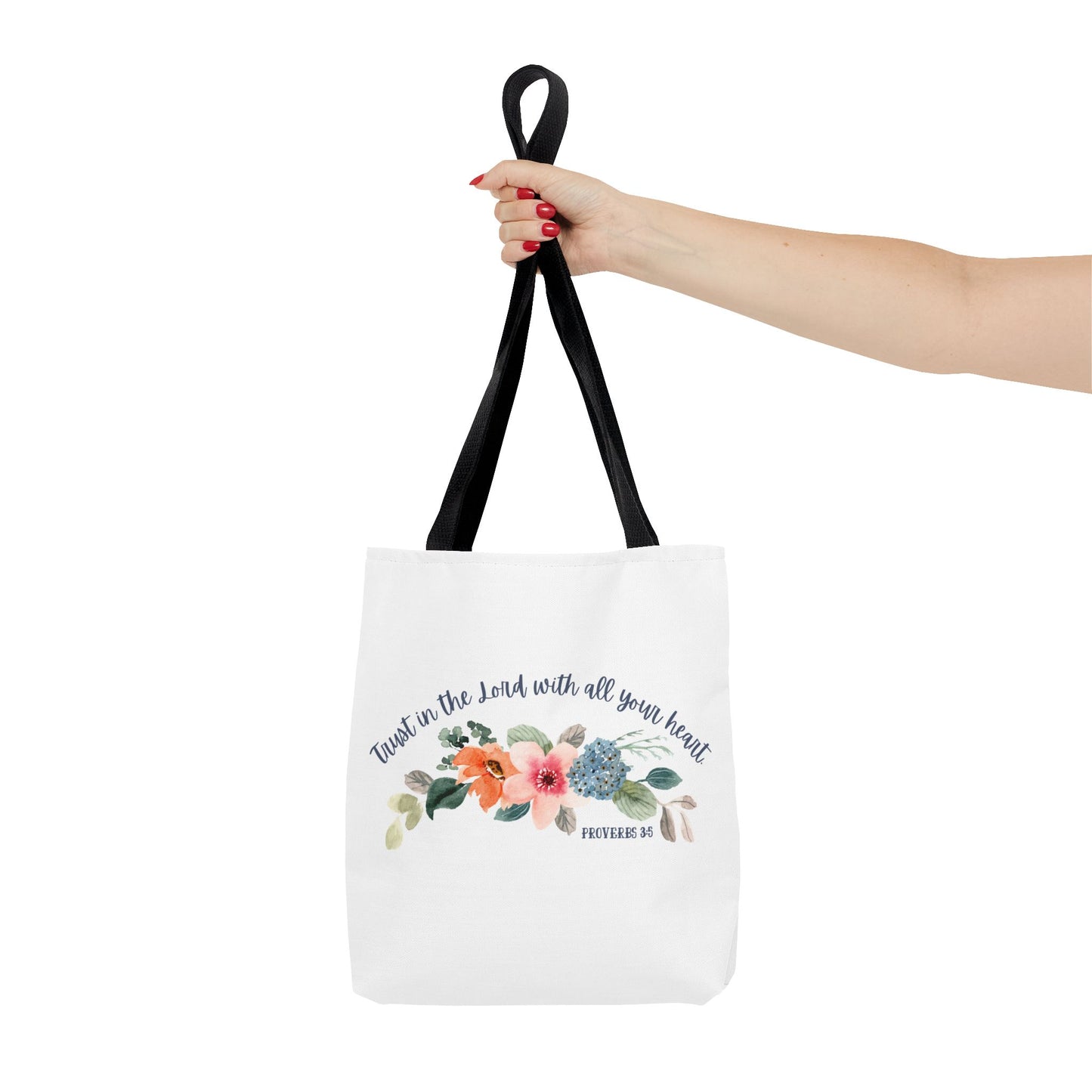 Proverbs 3:5 Bible Tote Bag