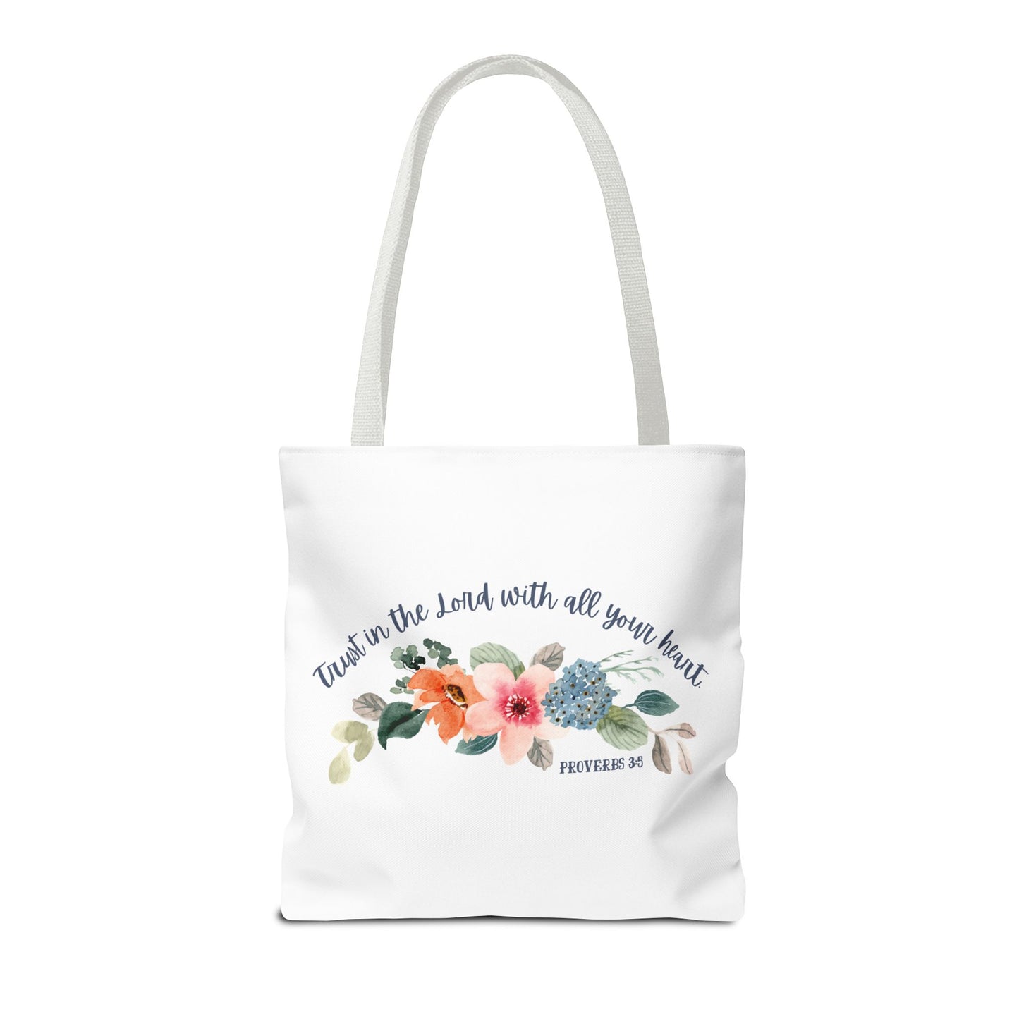 Proverbs 3:5 Bible Tote Bag