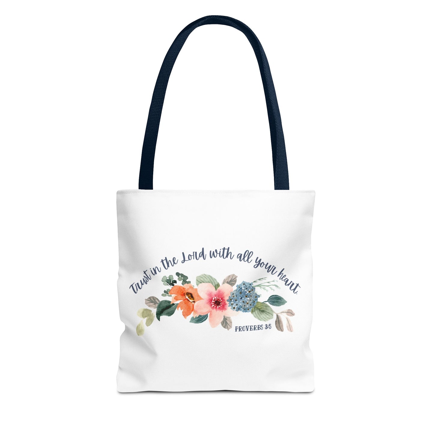 Proverbs 3:5 Bible Tote Bag