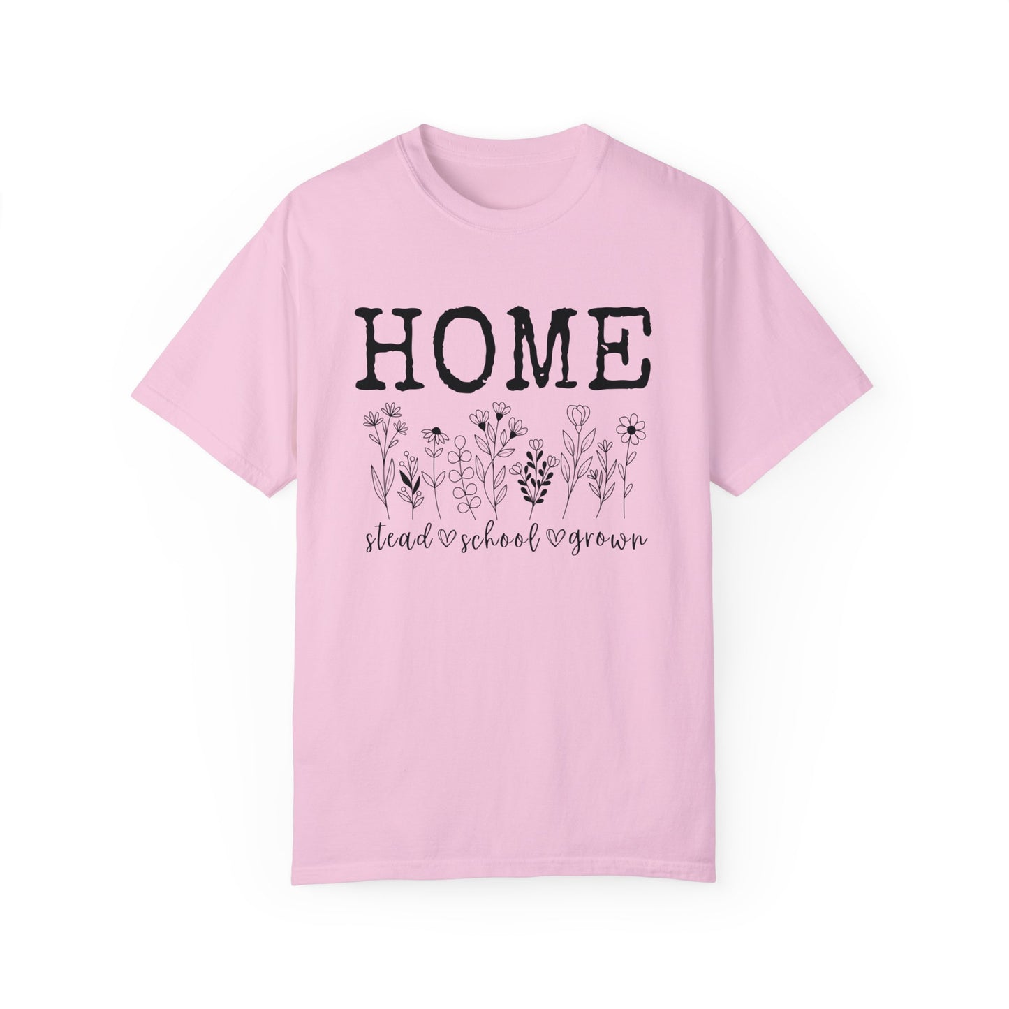 Homestead, Homeschool, Homegrown Floral Tee