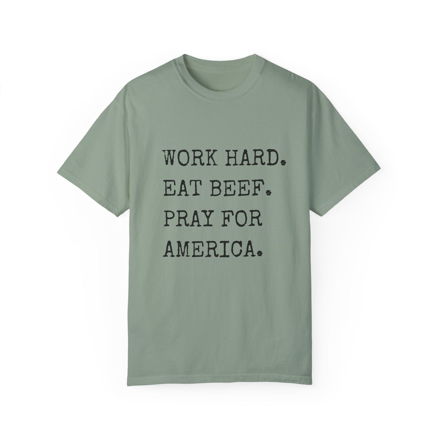 Work Hard, Pray for America Farmer Tee