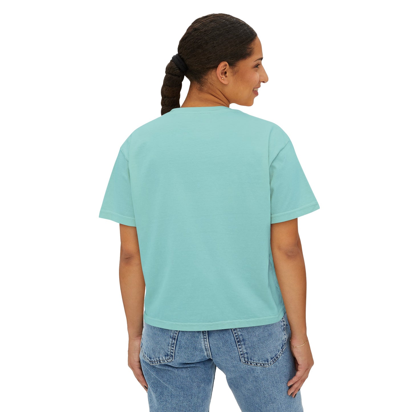 Watering Can Oversized Cropped Tee