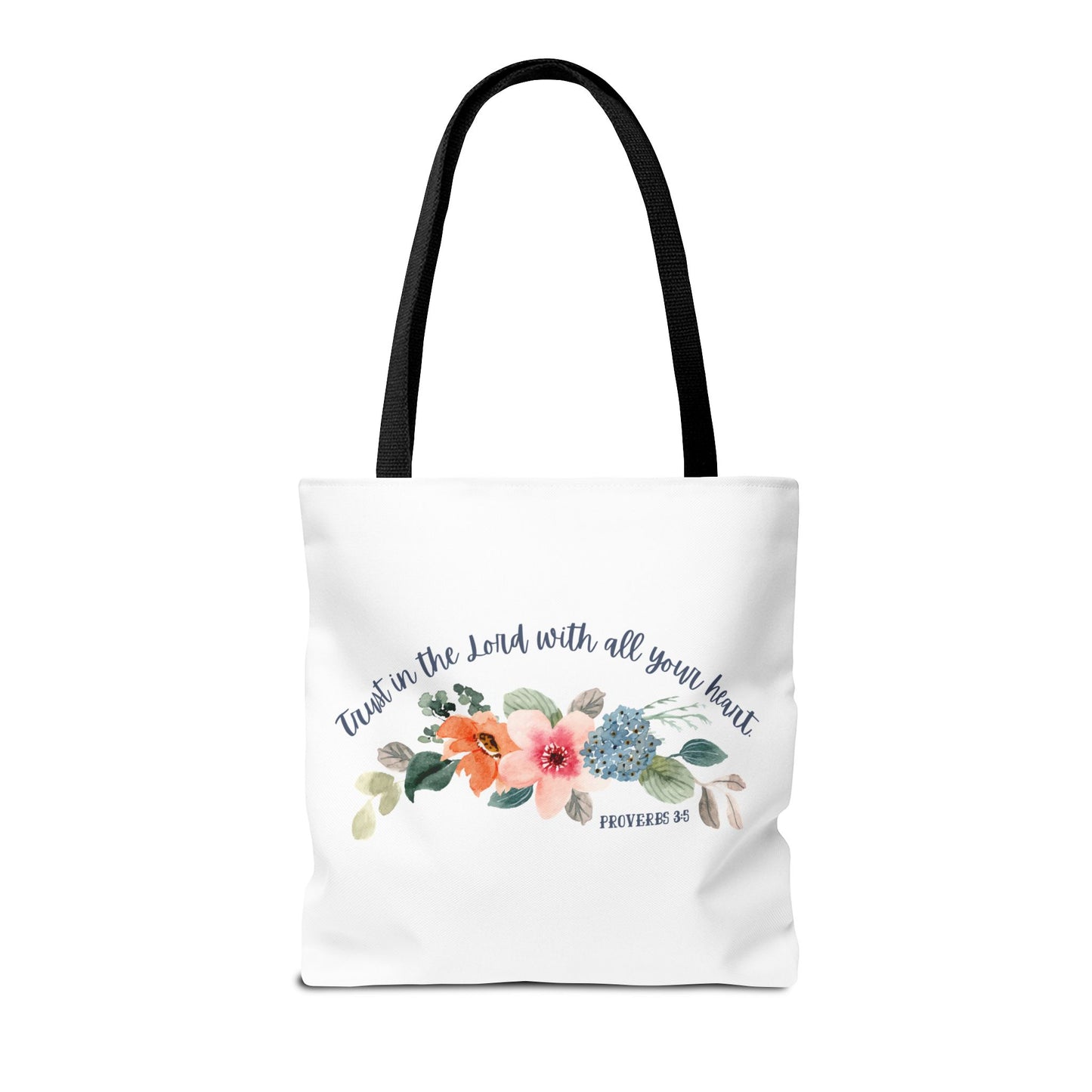 Proverbs 3:5 Bible Tote Bag