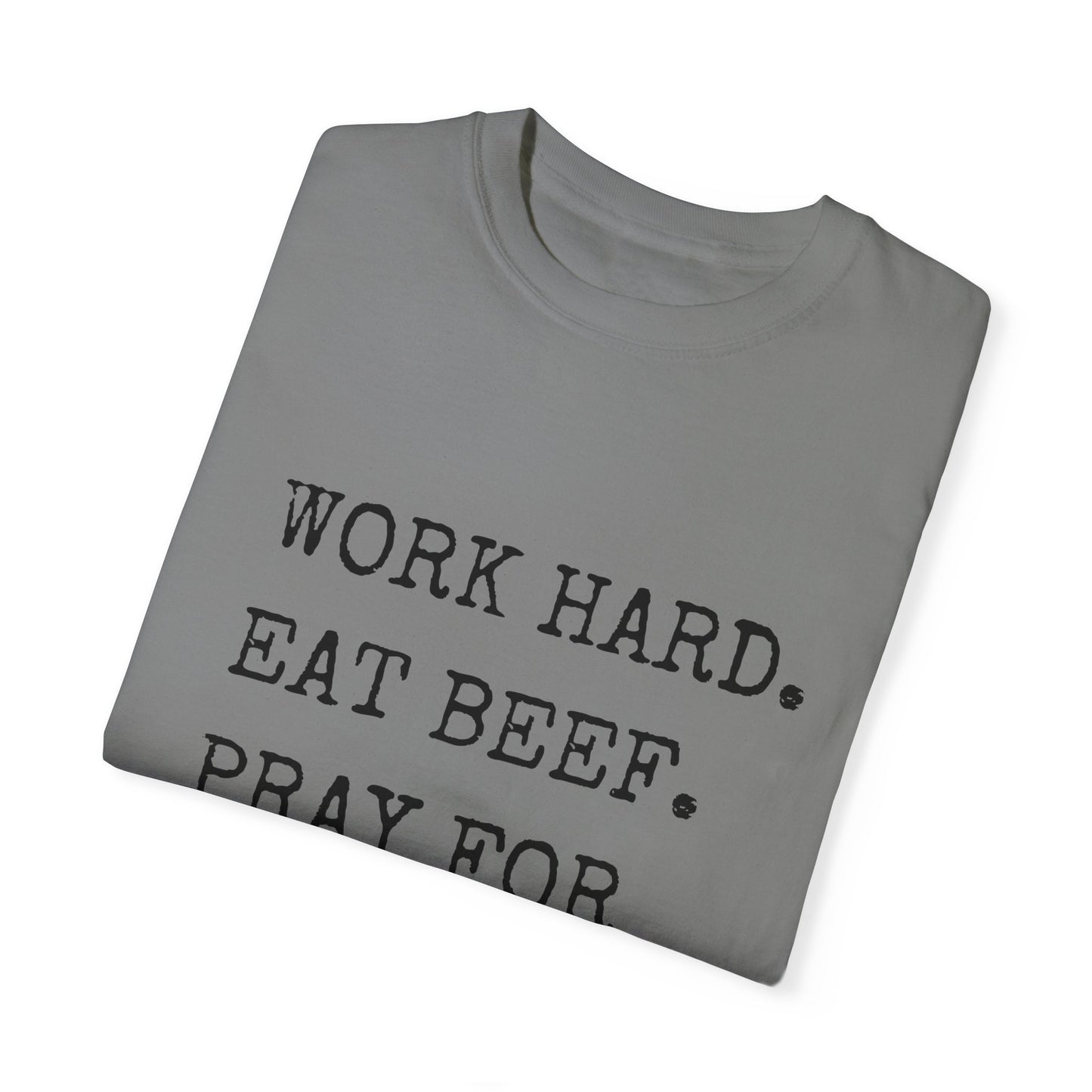 Work Hard, Pray for America Farmer Tee