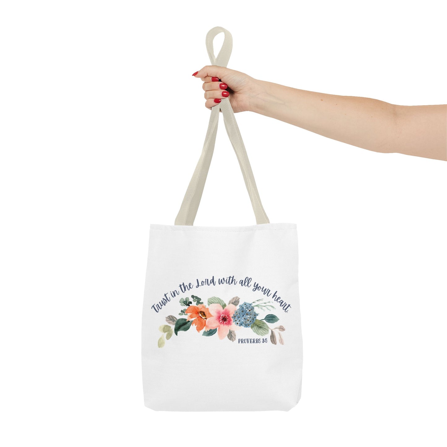 Proverbs 3:5 Bible Tote Bag