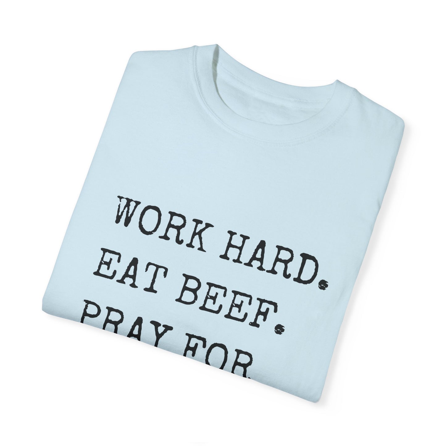 Work Hard, Pray for America Farmer Tee