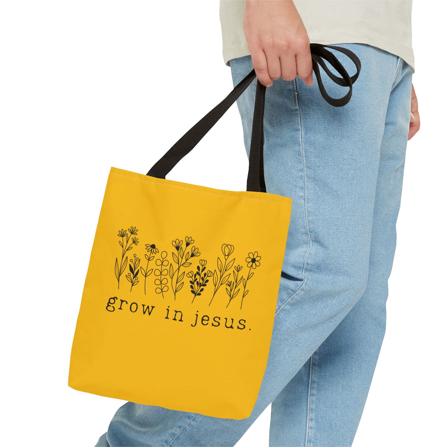 Grow in Jesus Bible Tote Bag