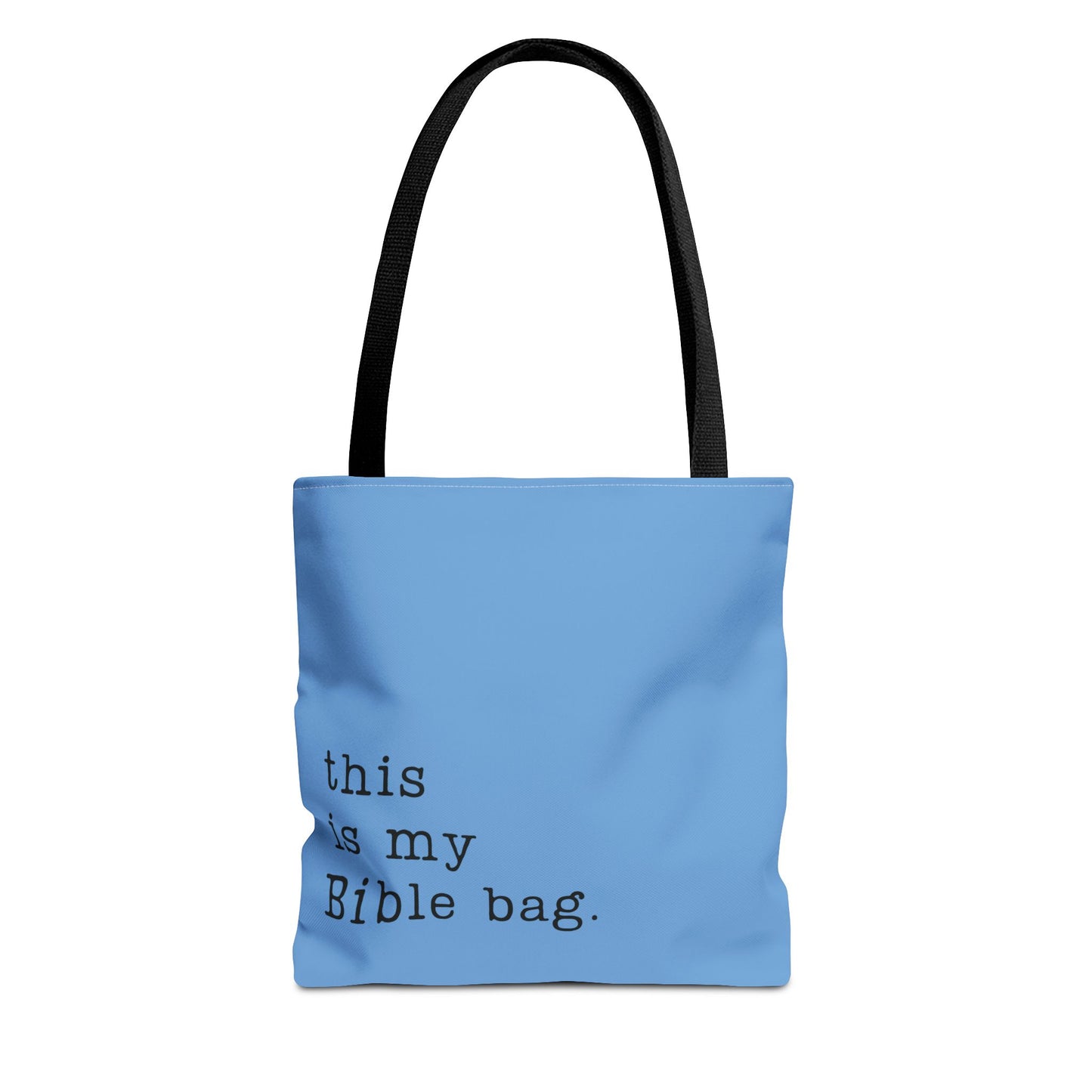 This is my Bible Bag Blue Tote