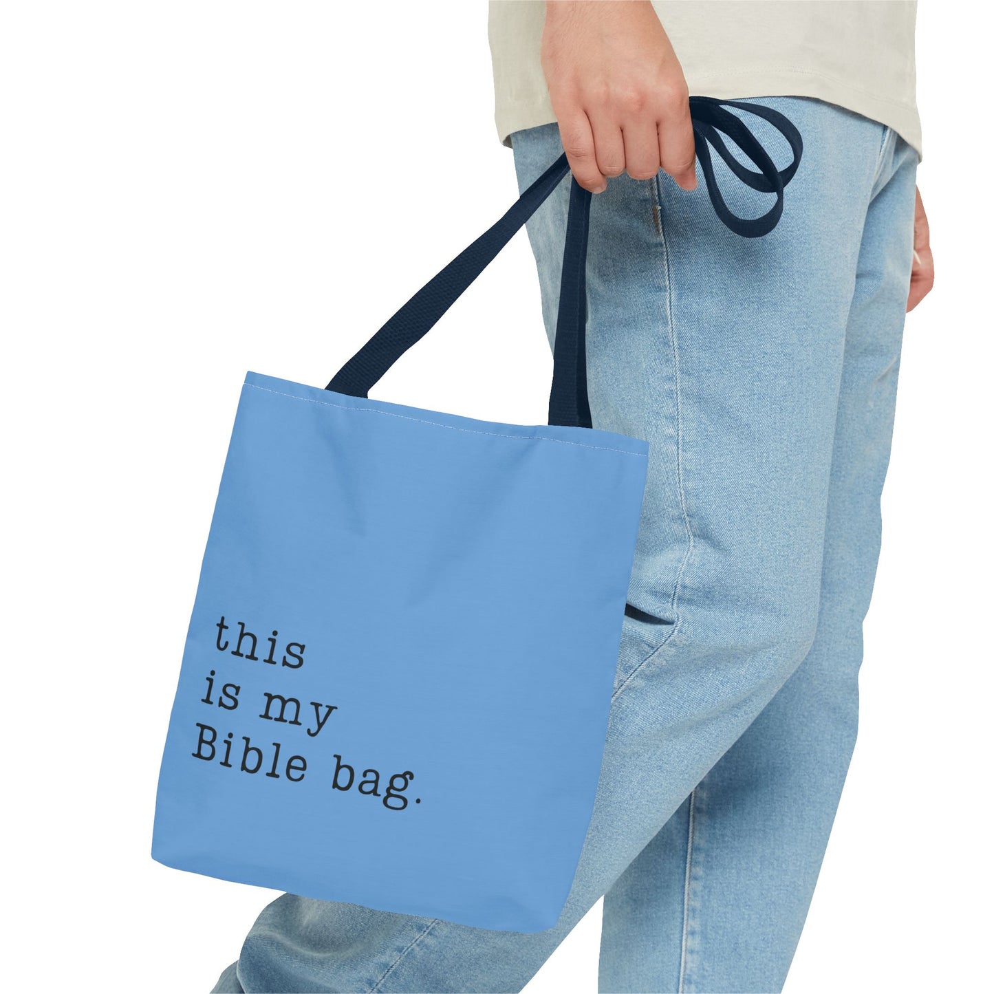 This is my Bible Bag Blue Tote