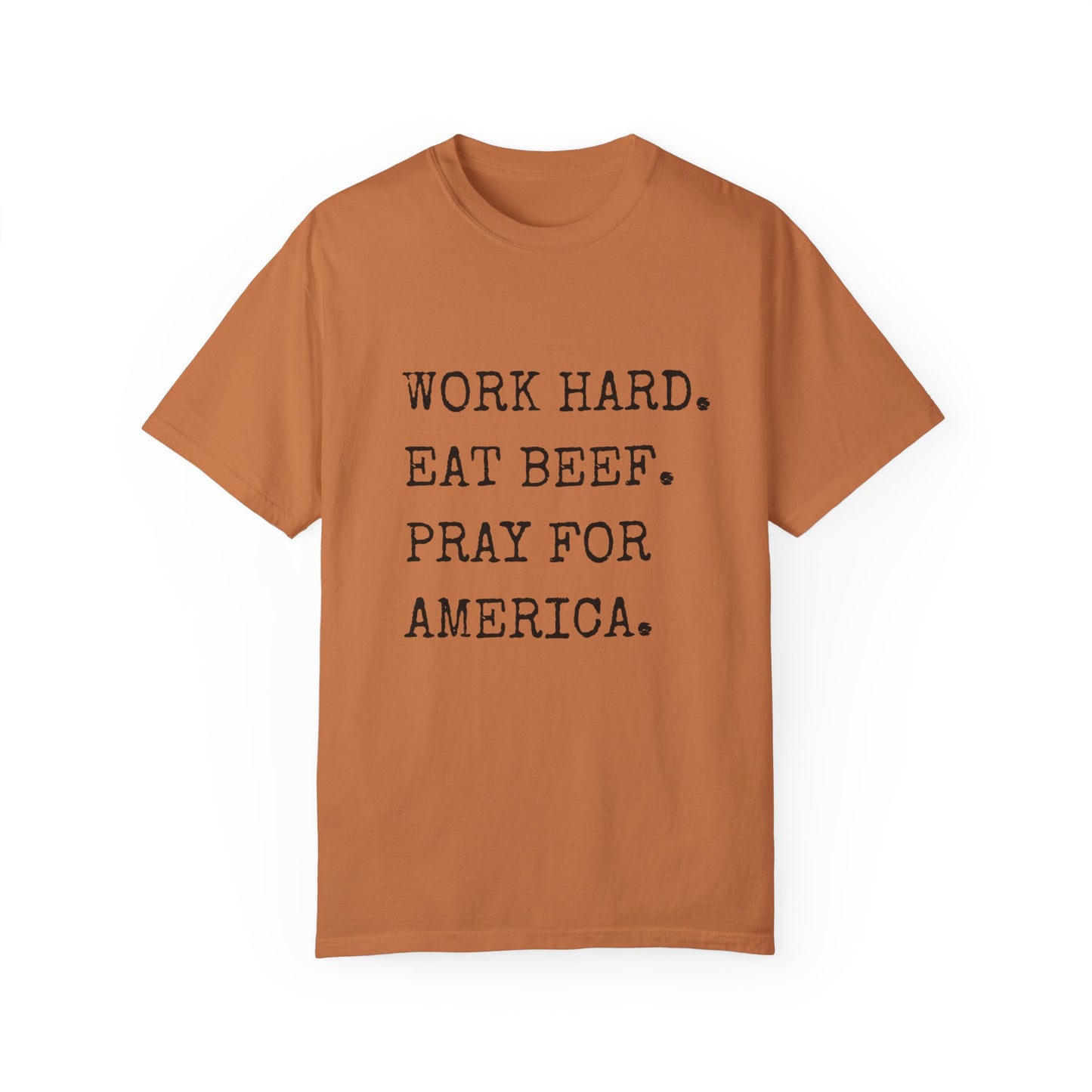 Work Hard, Pray for America Farmer Tee