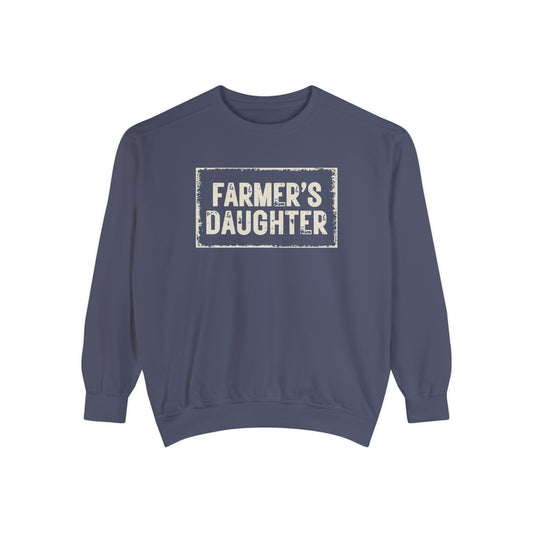 Farmer's Daughter Crew Neck (cream text)