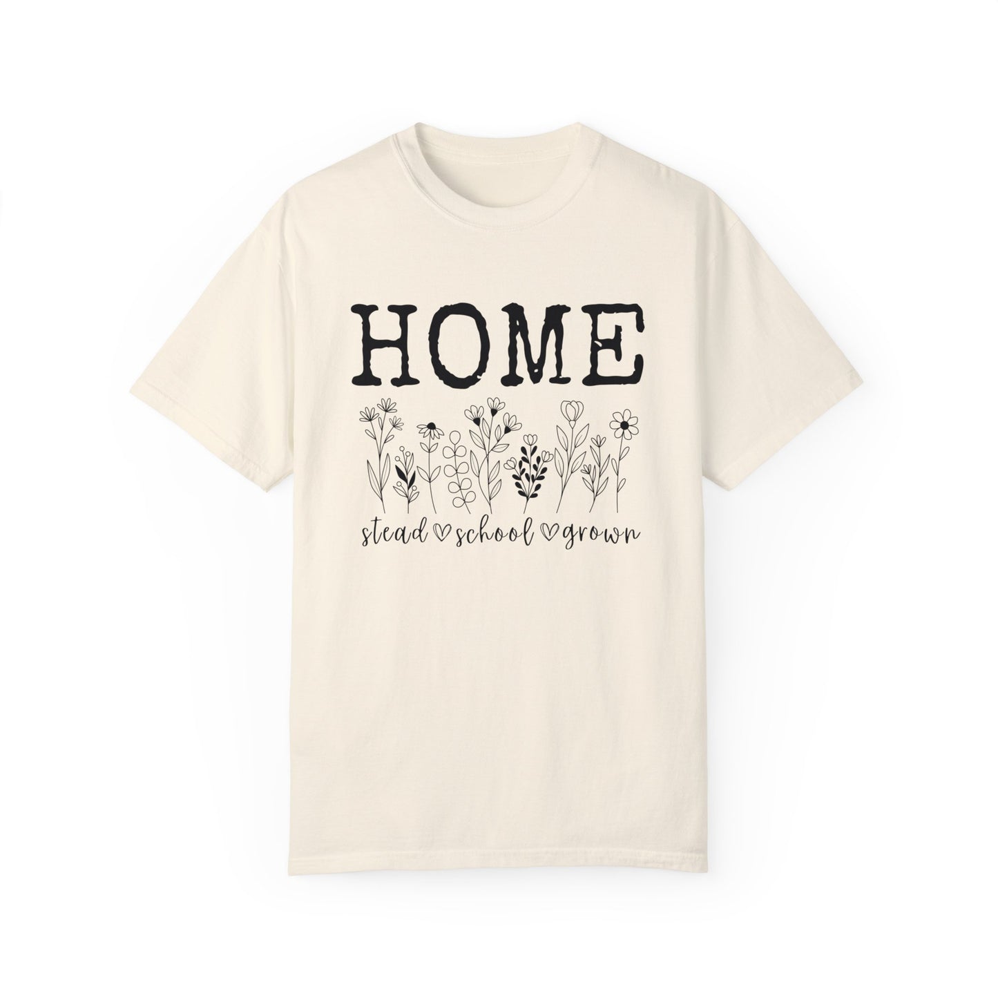 Homestead, Homeschool, Homegrown Floral Tee