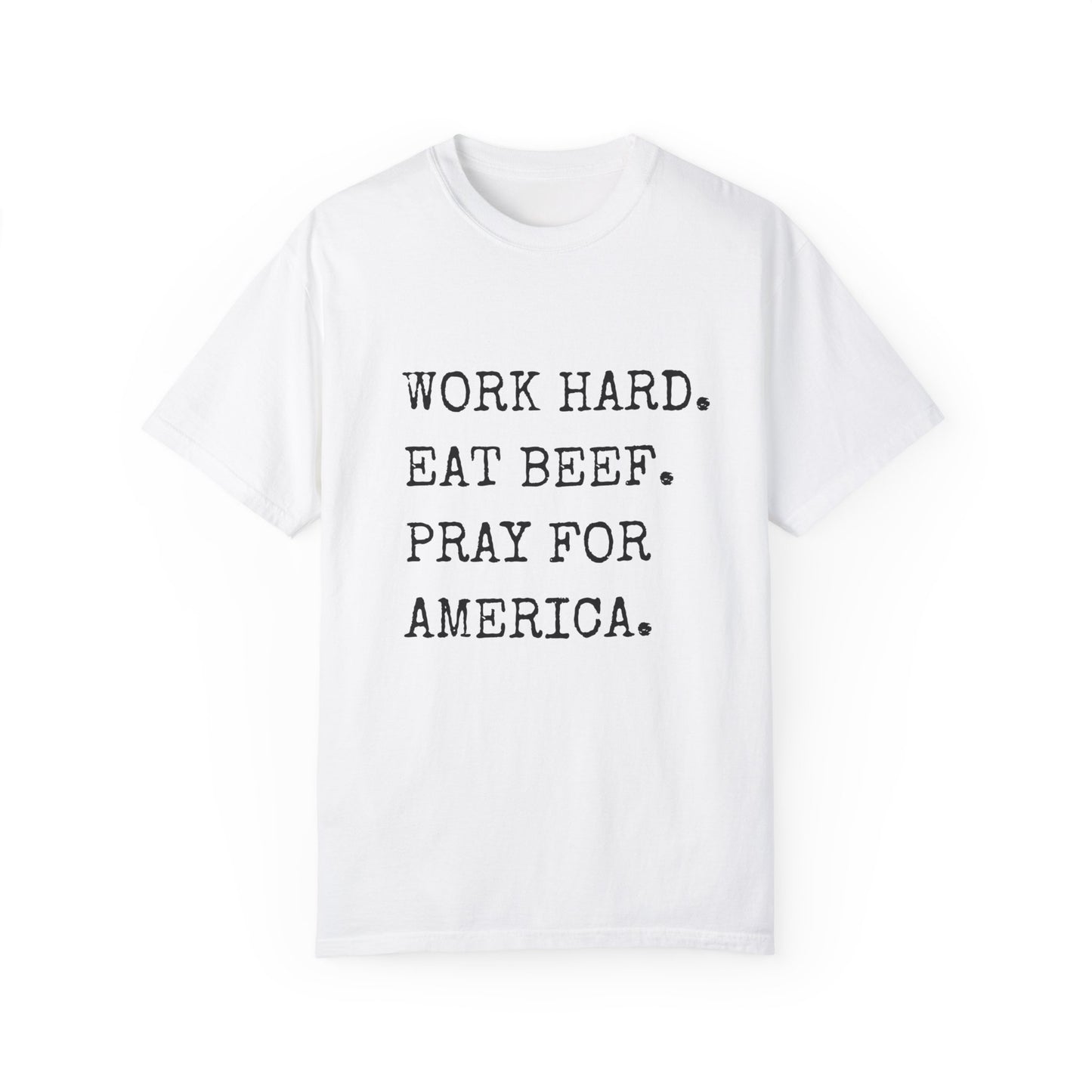 Work Hard, Pray for America Farmer Tee