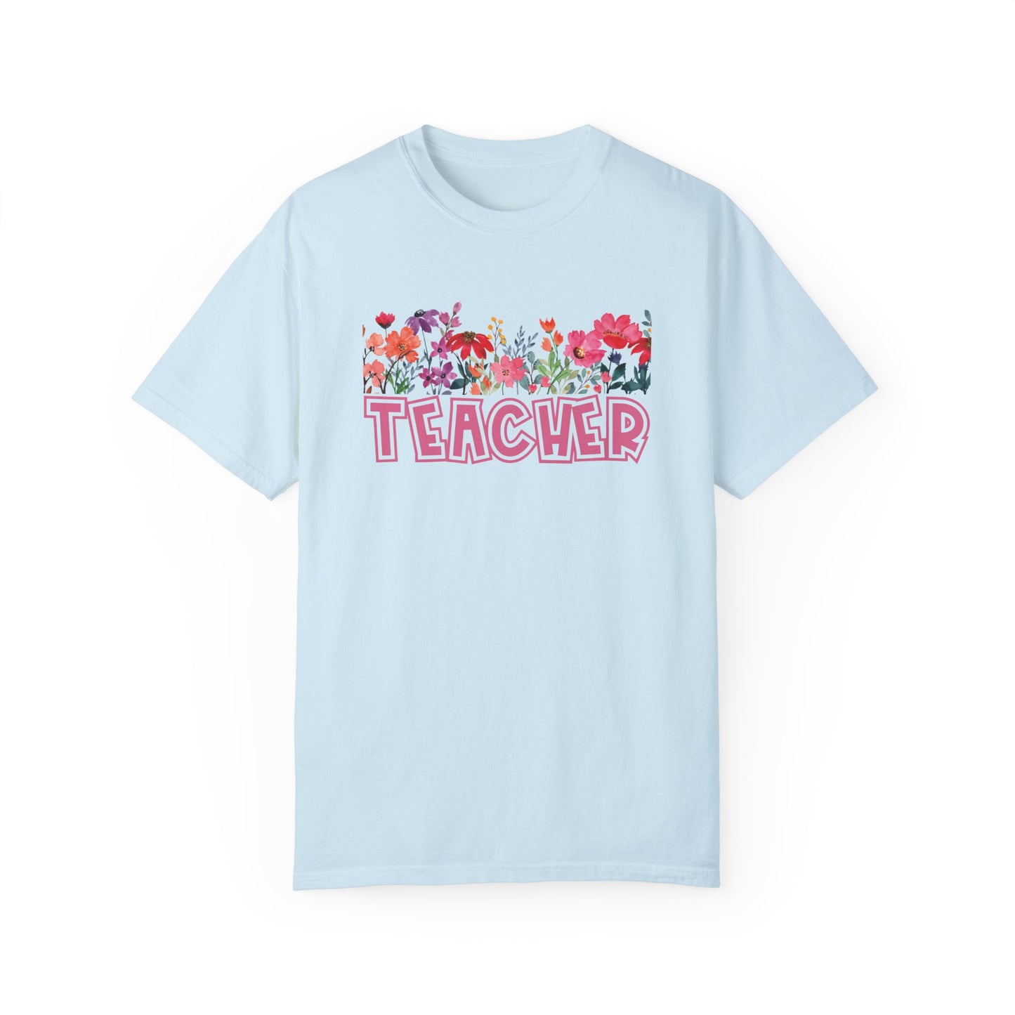 Bright Floral Teacher Tee