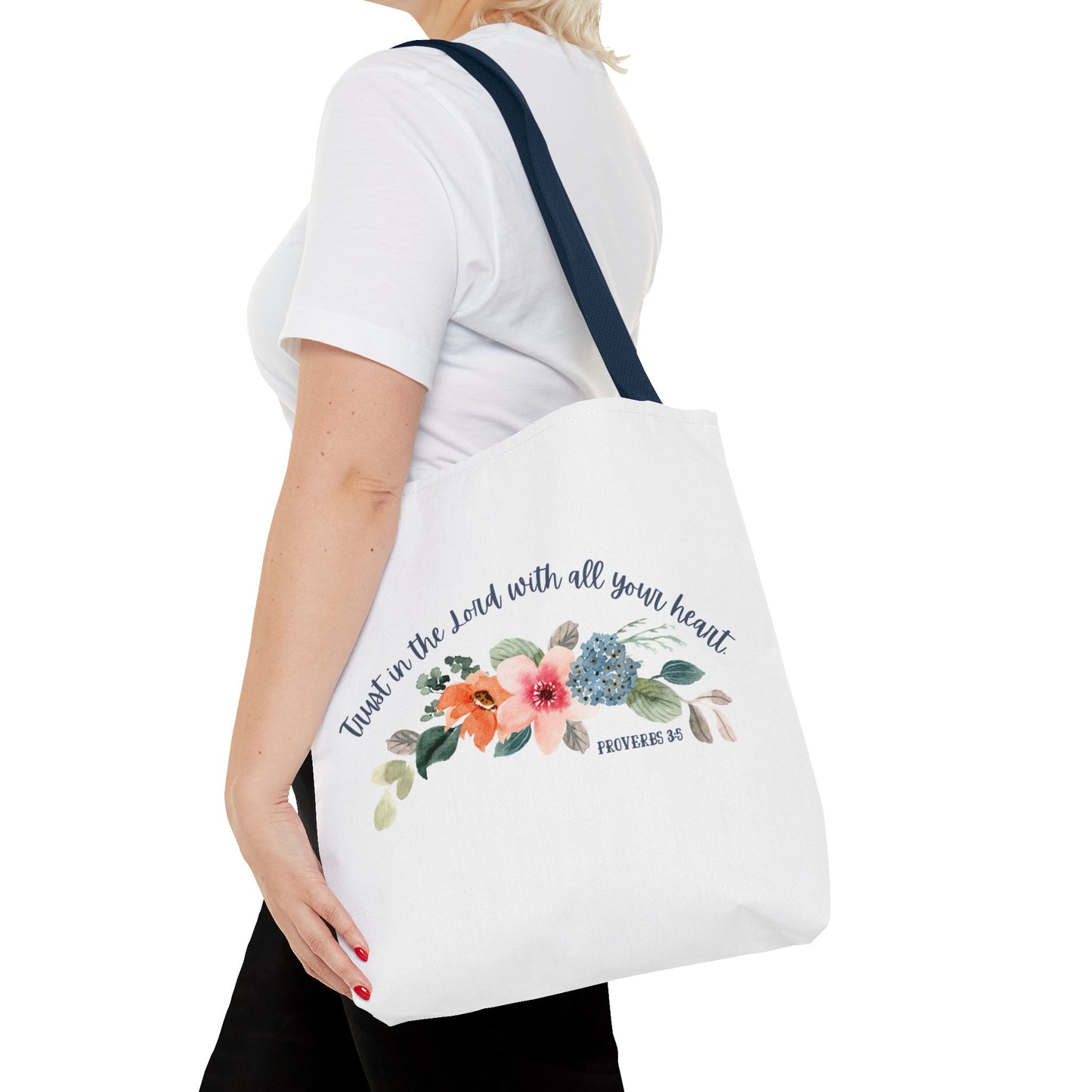 Proverbs 3:5 Bible Tote Bag