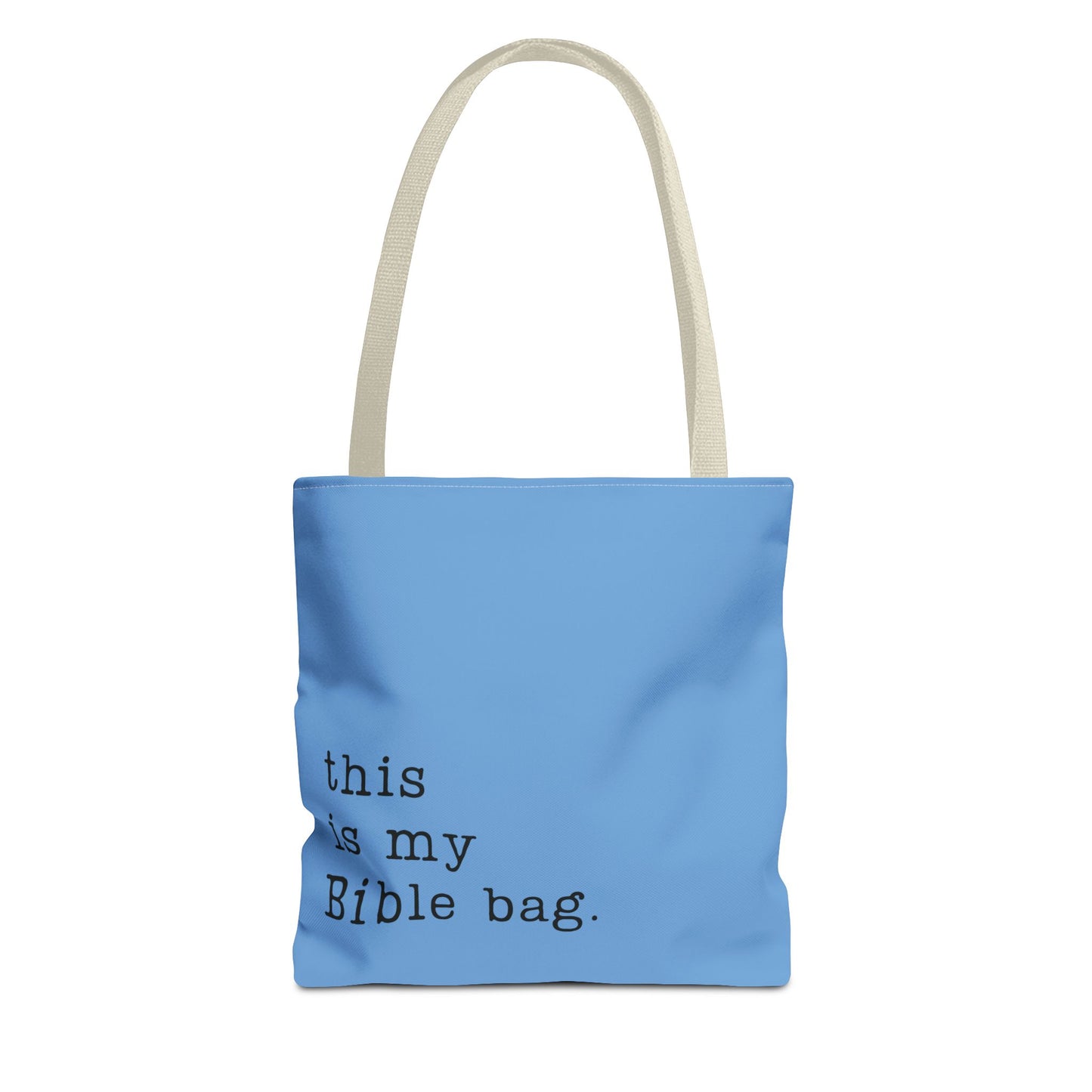 This is my Bible Bag Blue Tote