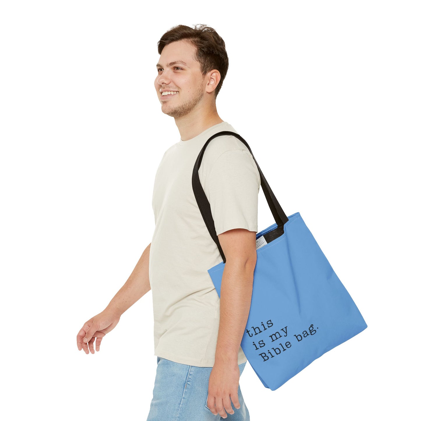 This is my Bible Bag Blue Tote