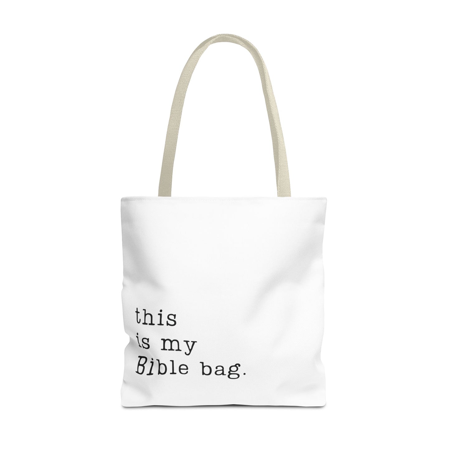 This is my Bible Bag Tote