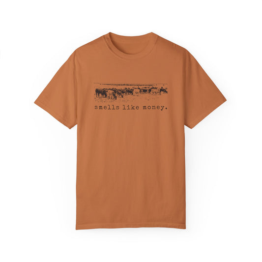 Smells Like Money Cattle Tee